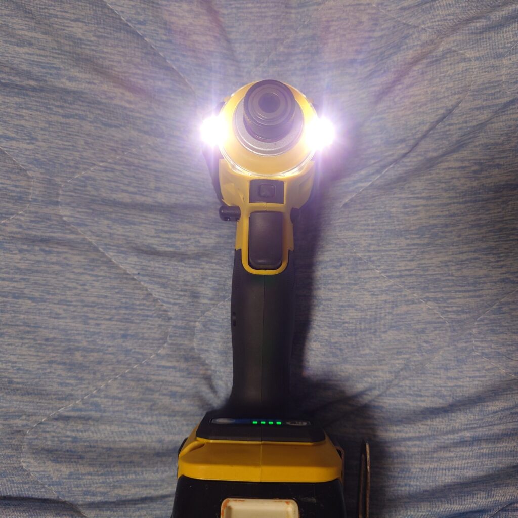 電動工具のライト