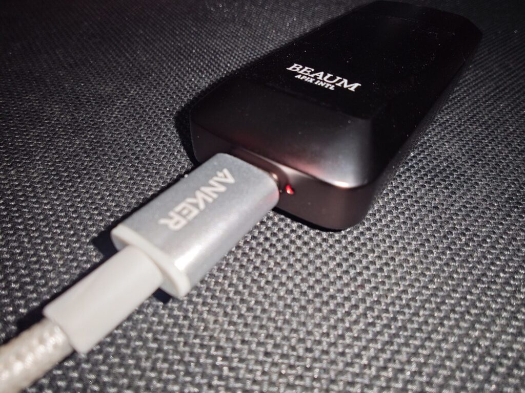 充電開始直後の画像