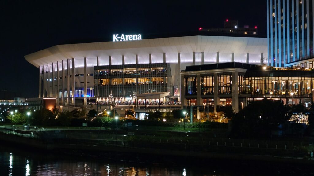 Kアリーナの夜景