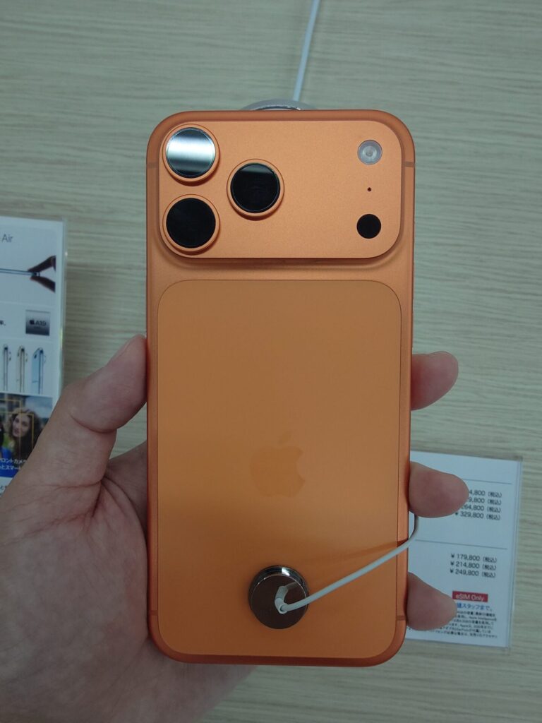 iPhone17 Pro Maxの裏面
