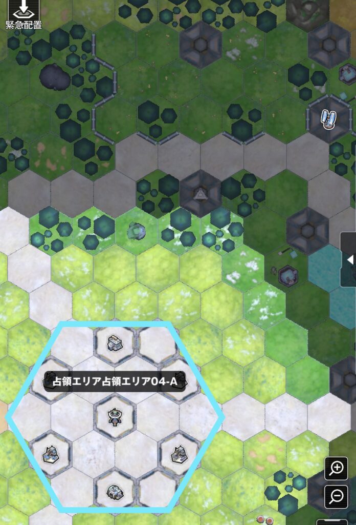 花畑の謎がある場所を示した画像