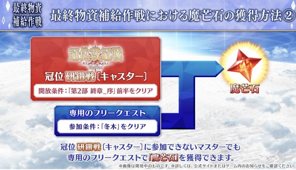 魔芒石の入手に関する説明画像②